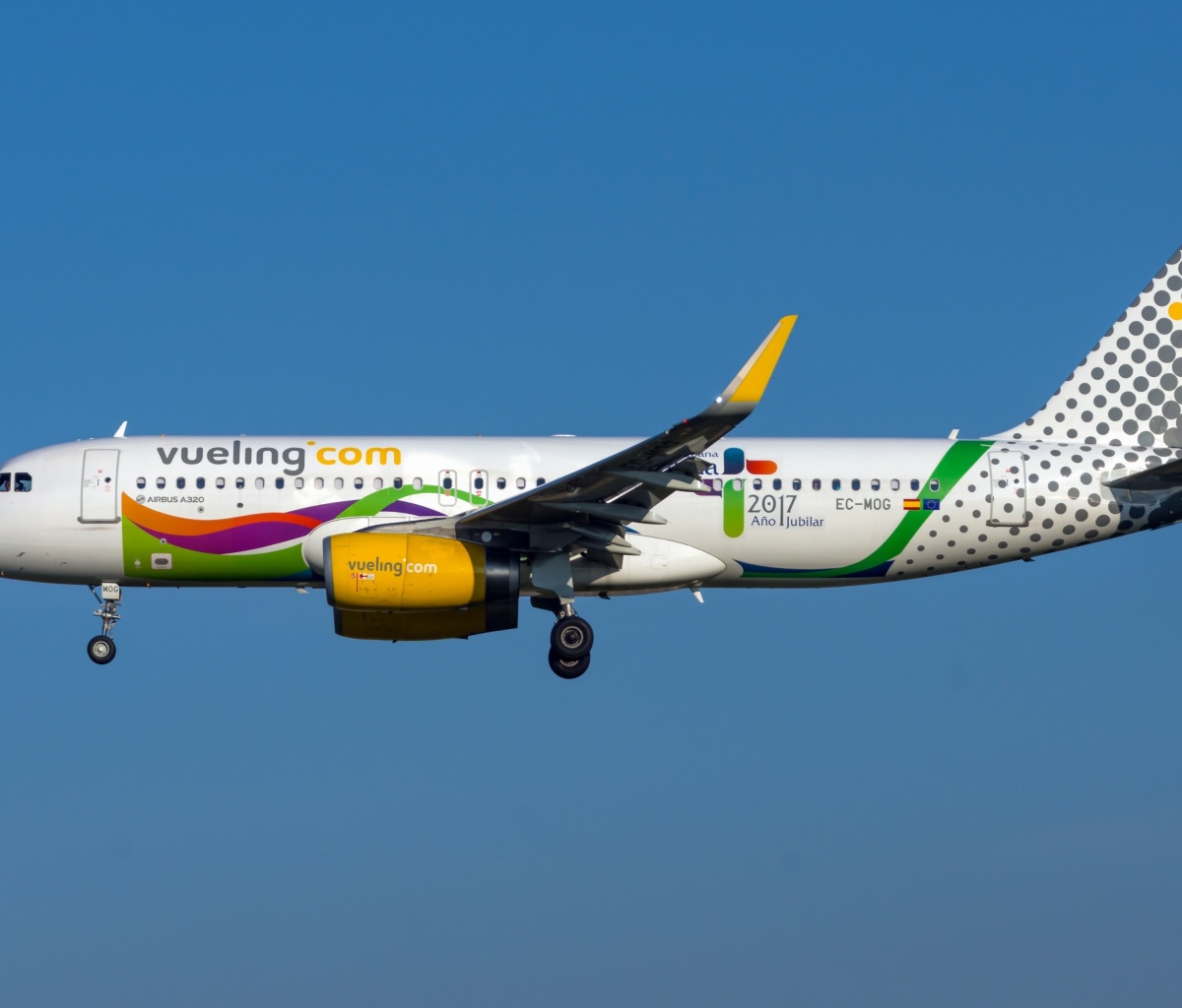 Screenshot №1 pro téma Airbus A320 Vueling Airlines 1200x1024