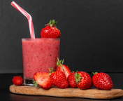 Sfondi Strawberry smoothie 176x144