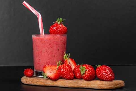 Strawberry smoothie screenshot #1 480x320