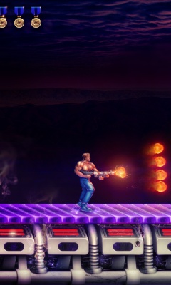 Сontra Battle with Boss screenshot #1 240x400
