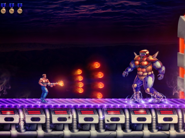 Сontra Battle with Boss screenshot #1 640x480