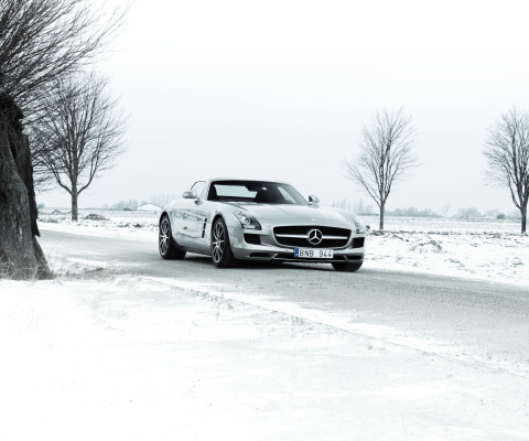 Mercedes SLS wallpaper 480x400