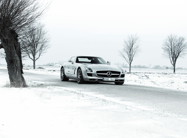 Fondo de pantalla Mercedes SLS