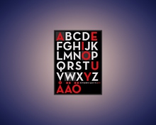 Das Alphabet Wallpaper 220x176