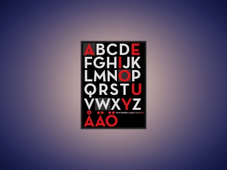 Das Alphabet Wallpaper 320x240