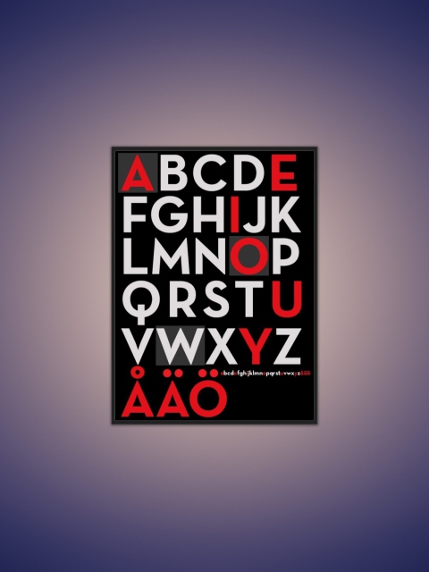 Sfondi Alphabet 480x640