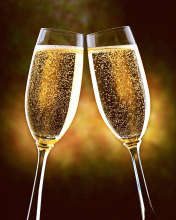 Champagne Toast wallpaper 176x220