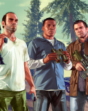 Das Grand Theft Auto V Gangsters Wallpaper 128x160