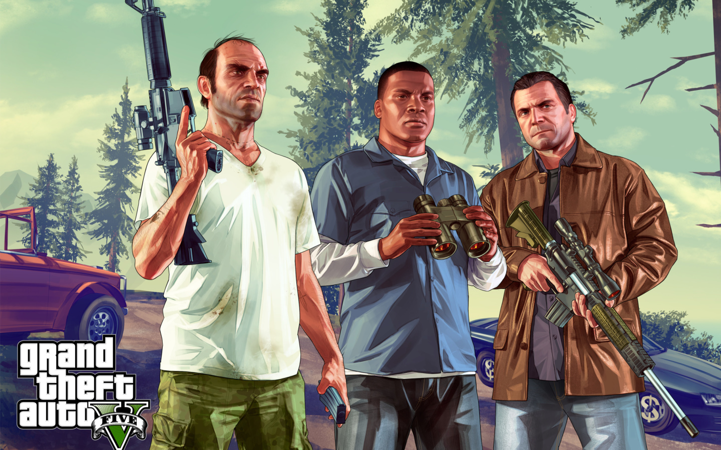 Screenshot №1 pro téma Grand Theft Auto V Gangsters 1440x900