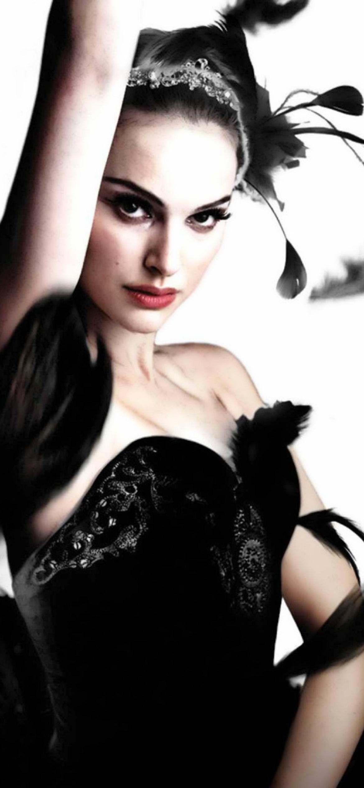 Du bliver bedre Sløset Diskant Natalie Portman In Black Swan Wallpaper for iPhone 11