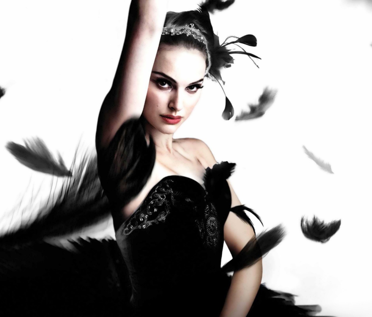 Обои Natalie Portman In Black Swan 1200x1024