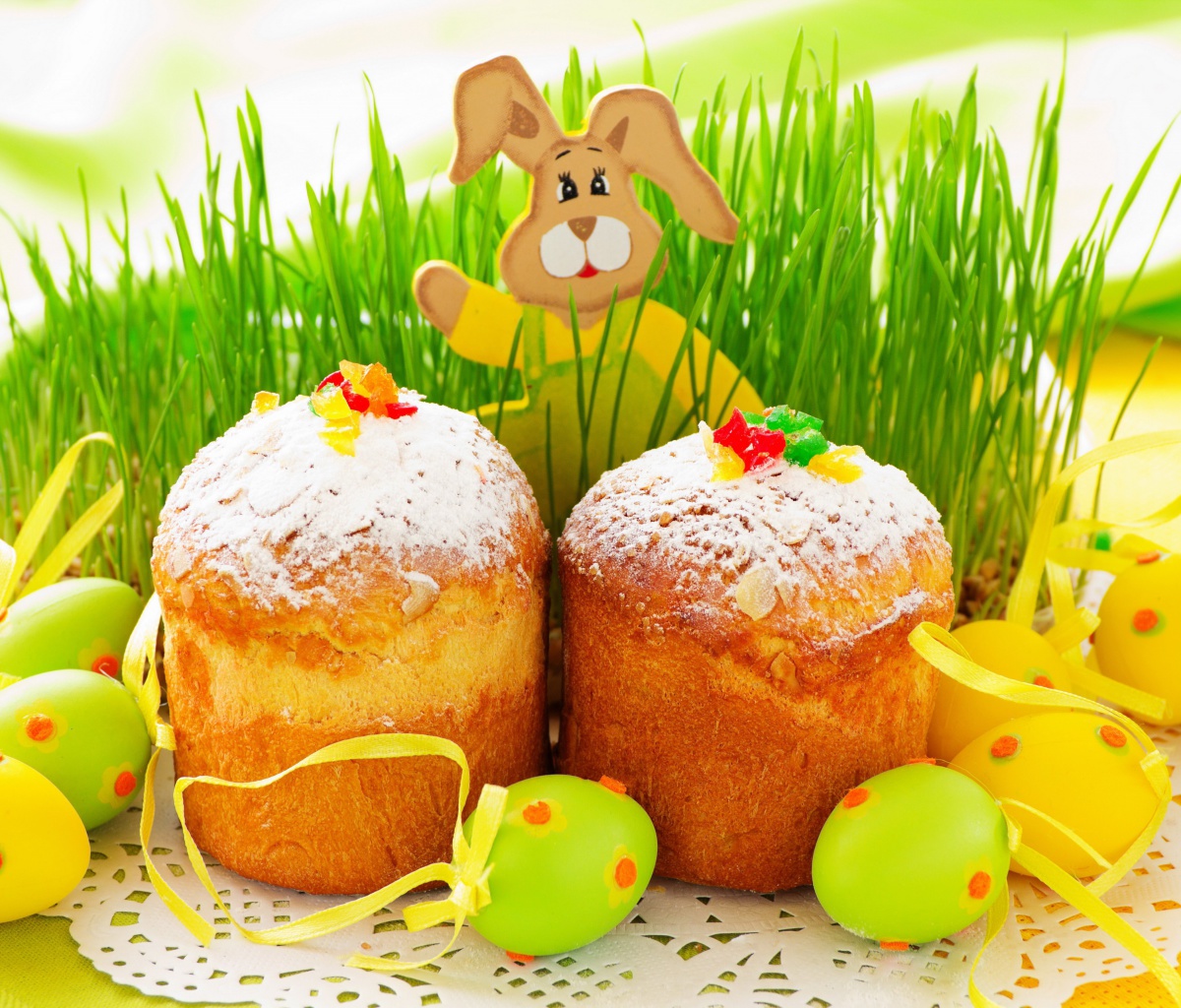 Das Easter Wish and Eggs Wallpaper 1200x1024