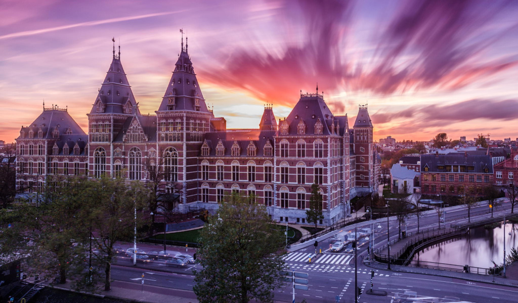 Amsterdam Central Station, Centraal Station wallpaper 1024x600