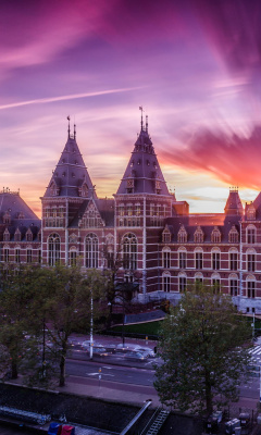 Amsterdam Central Station, Centraal Station wallpaper 240x400
