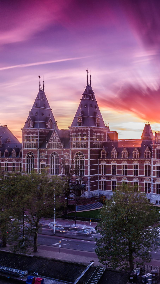 Amsterdam Central Station, Centraal Station wallpaper 640x1136