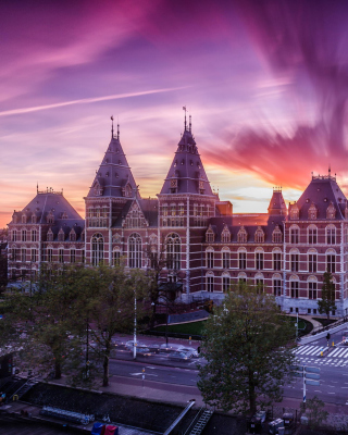 Amsterdam Central Station, Centraal Station Wallpaper for 240x320