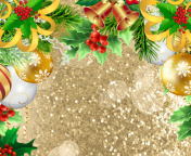 Fondo de pantalla Christmas card decor 176x144