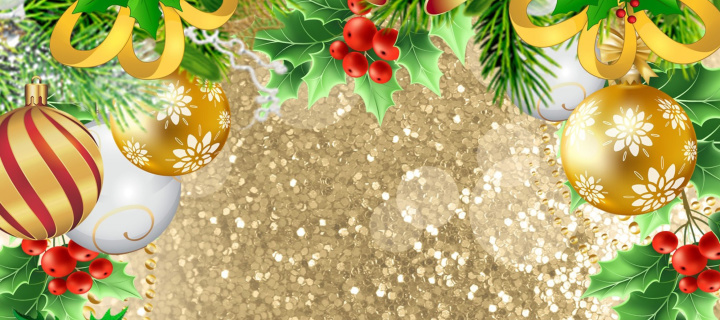 Screenshot №1 pro téma Christmas card decor 720x320