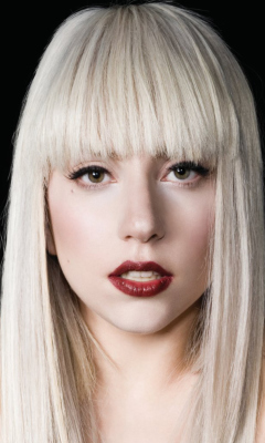 Fondo de pantalla Lady Gaga 240x400