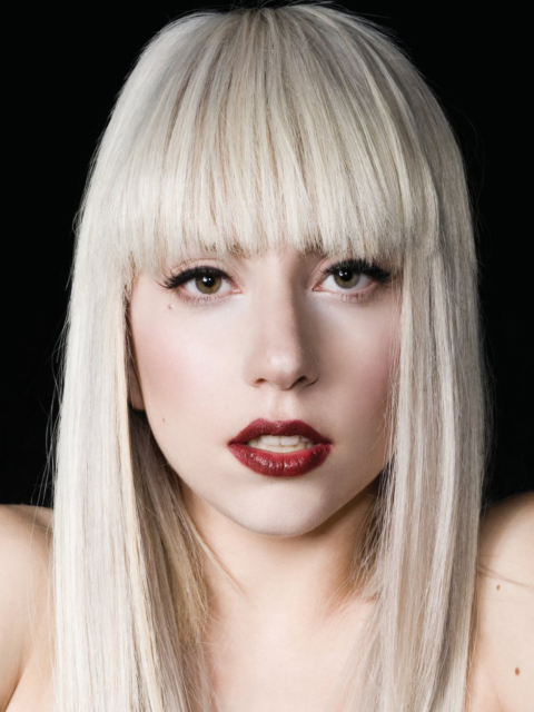 Fondo de pantalla Lady Gaga 480x640
