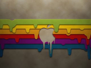 Apple Mac Logo Painting screenshot #1 320x240
