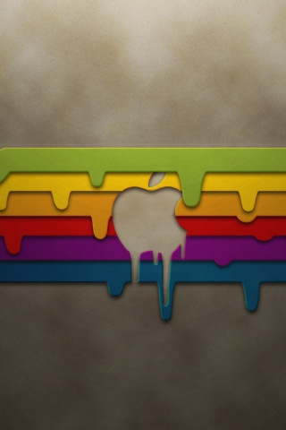 Apple Mac Logo Painting screenshot #1 320x480