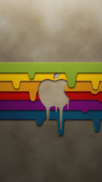 Screenshot №1 pro téma Apple Mac Logo Painting 360x640