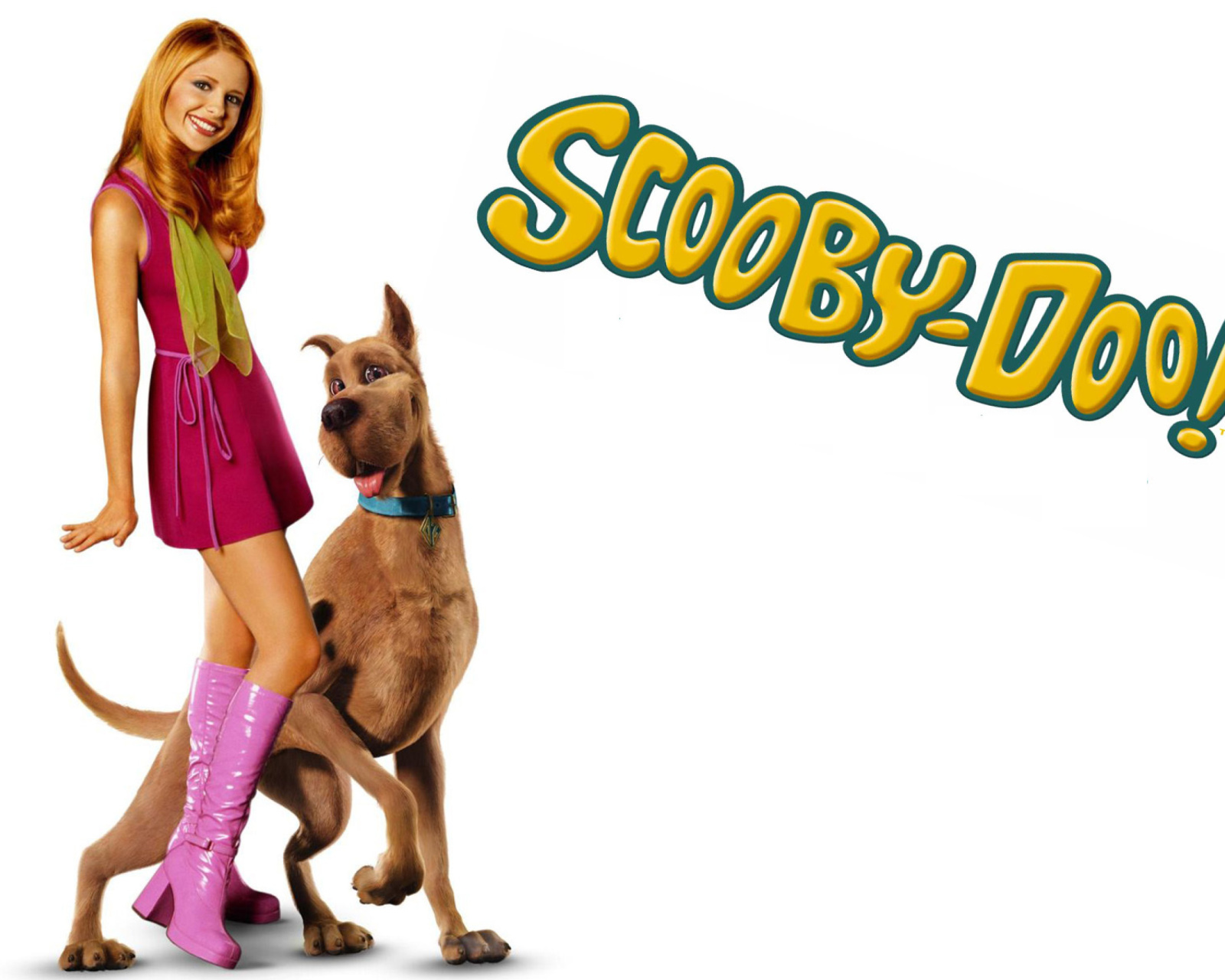 Screenshot №1 pro téma Sarah Michelle Gellar with Dog 1600x1280