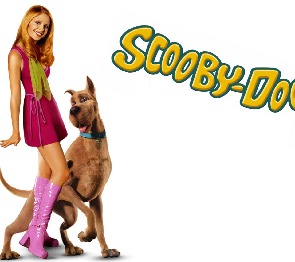 Screenshot №1 pro téma Sarah Michelle Gellar with Dog 960x854