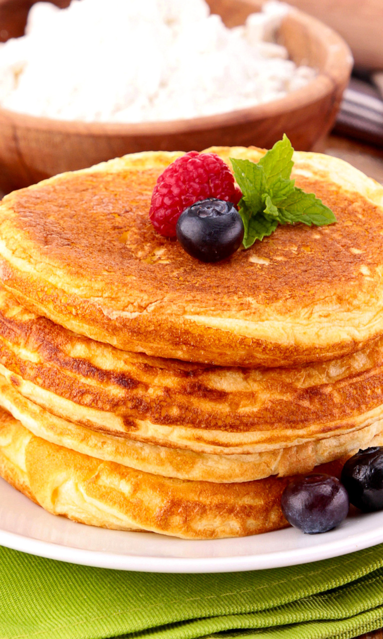 Sfondi Pancakes with honey 768x1280