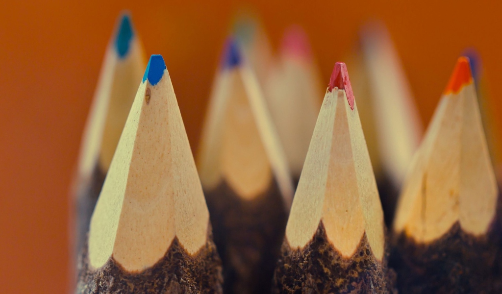 Pencils wallpaper 1024x600