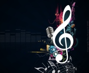 Das Just Music Wallpaper 176x144