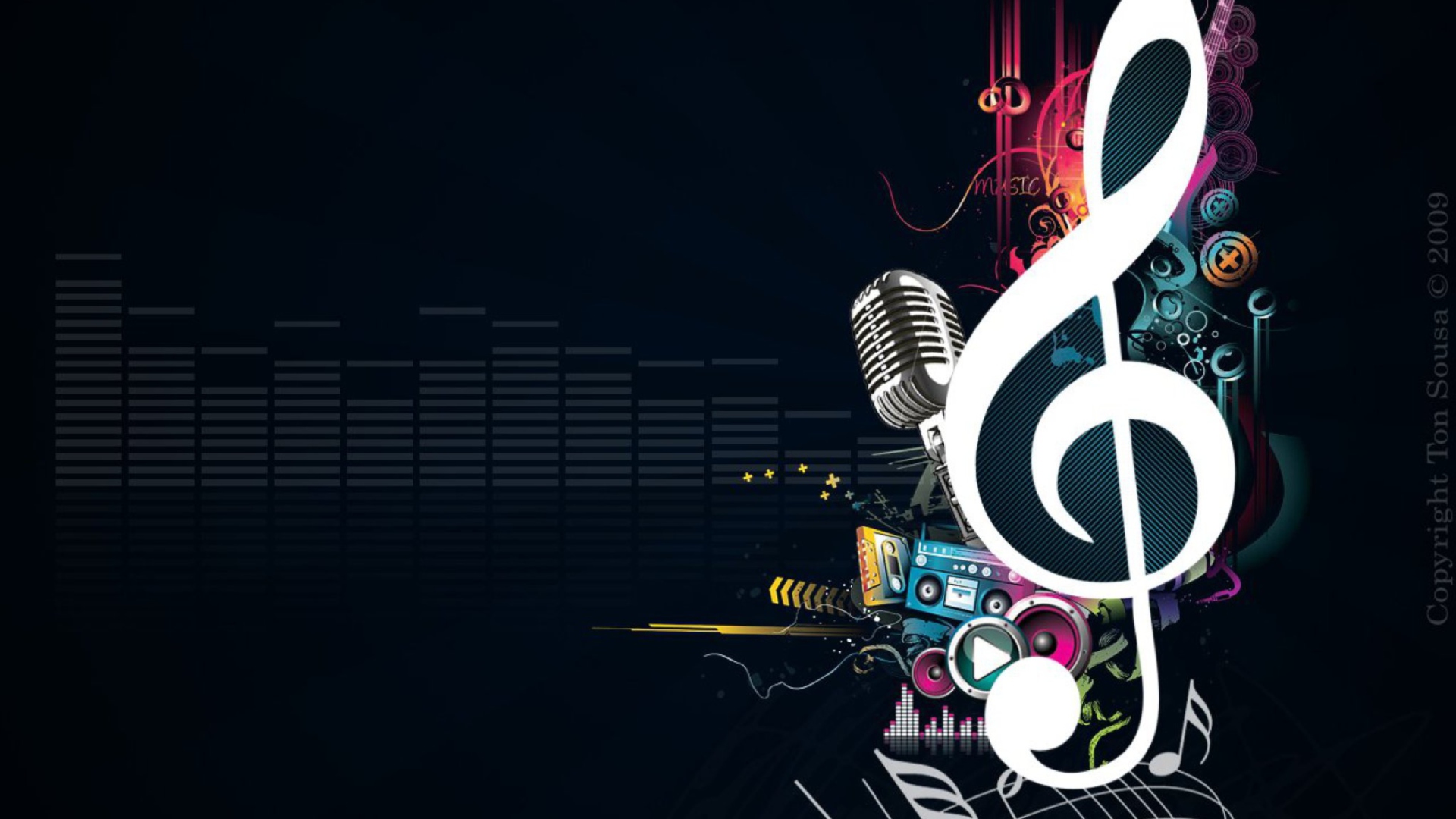 Das Just Music Wallpaper 1920x1080