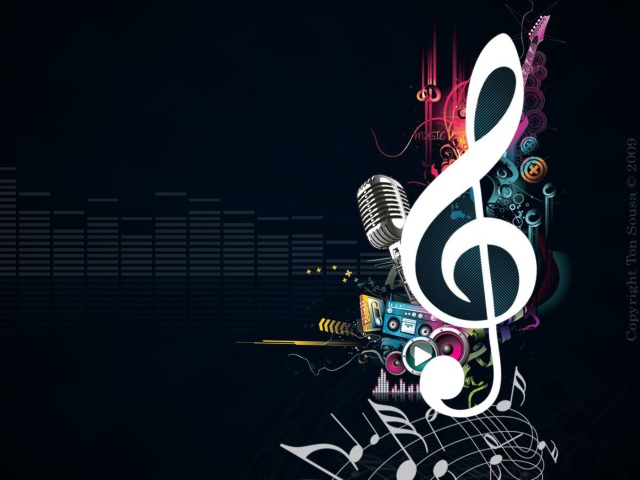 Das Just Music Wallpaper 640x480