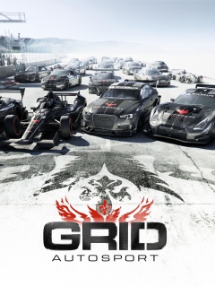 Das Grid Autosport Game Wallpaper 240x320
