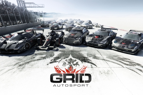 Das Grid Autosport Game Wallpaper 480x320