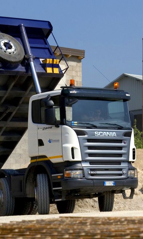 Fondo de pantalla Scania Truck 480x800