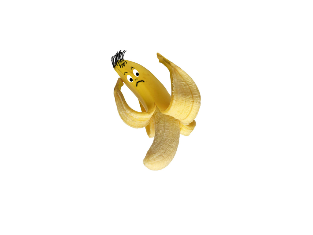 Das Funny Banana Wallpaper 1024x768