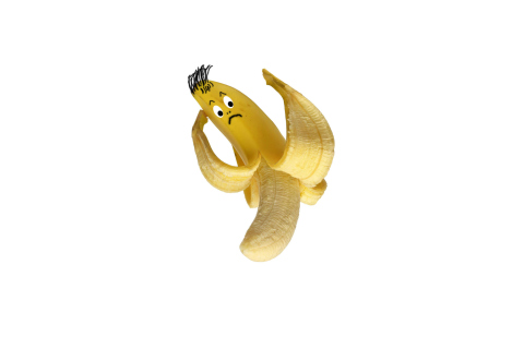 Das Funny Banana Wallpaper 480x320
