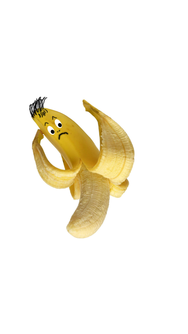 Fondo de pantalla Funny Banana 640x1136