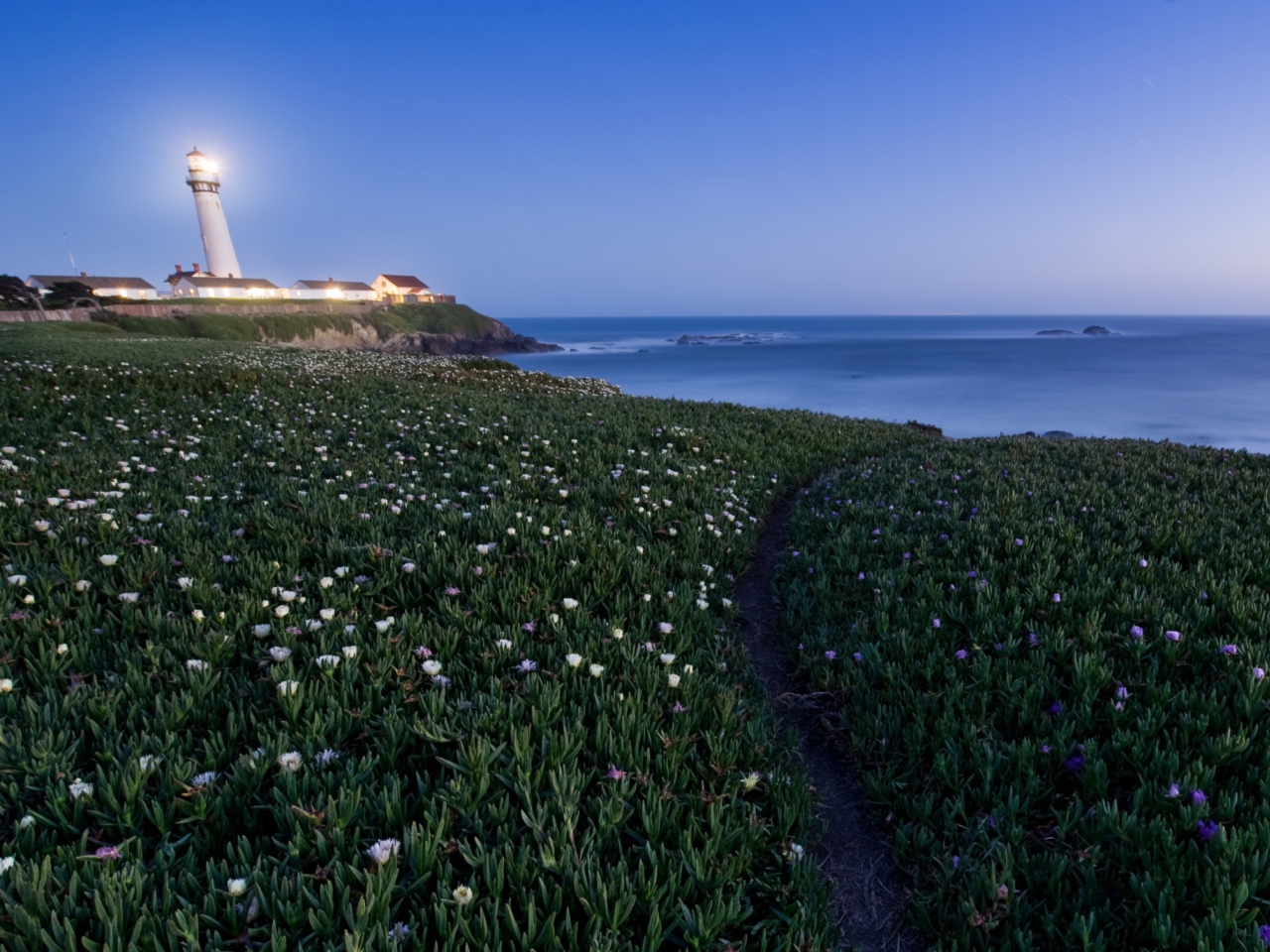 Обои Pigeon Point Lighthouse 1280x960