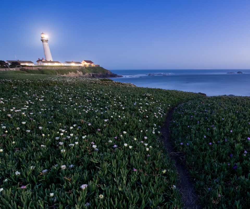 Обои Pigeon Point Lighthouse 960x800