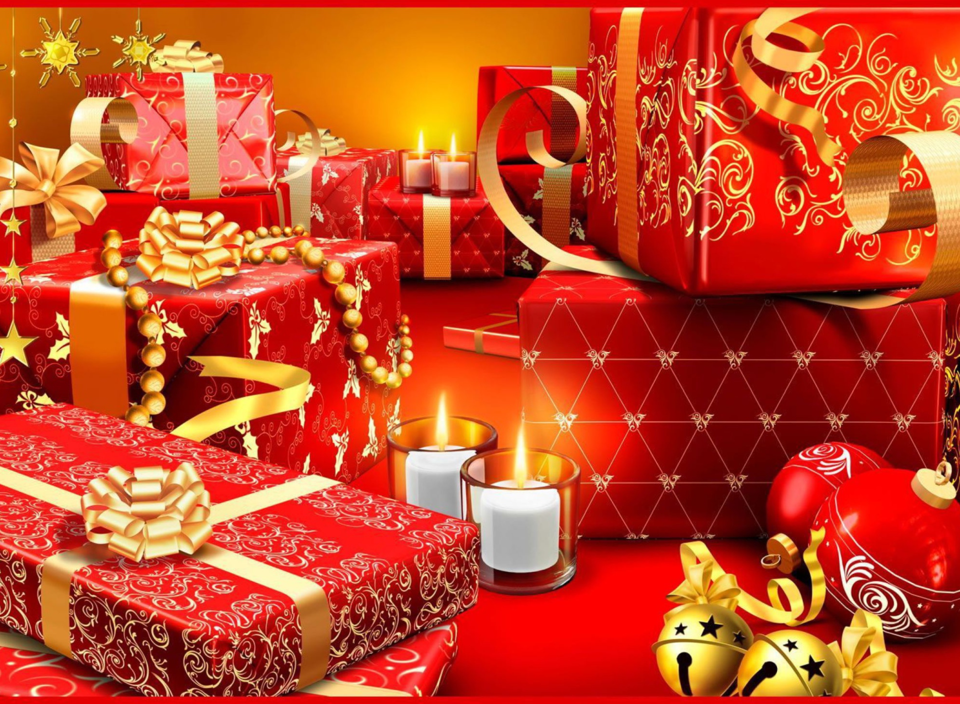 Das Christmas Decoration Wallpaper 1920x1408