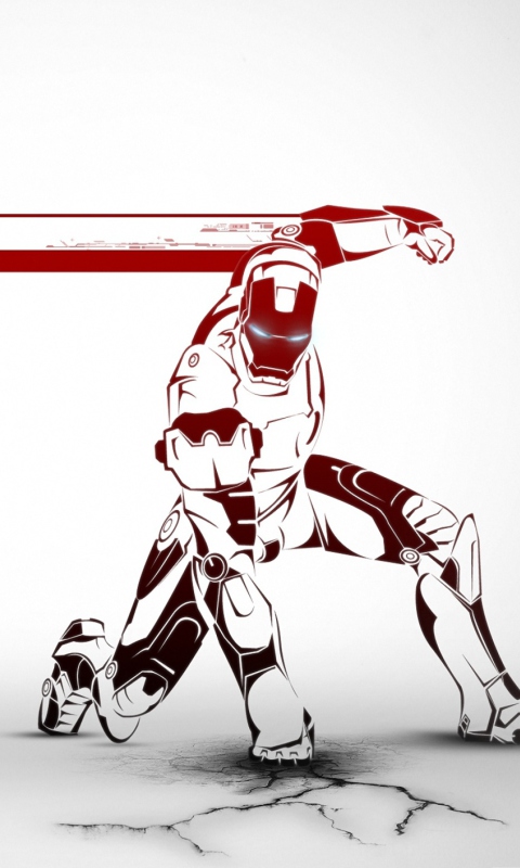 Screenshot №1 pro téma Iron Man Comic Art 480x800
