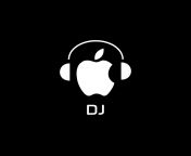 Fondo de pantalla Apple DJ 176x144