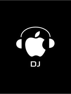 Das Apple DJ Wallpaper 240x320