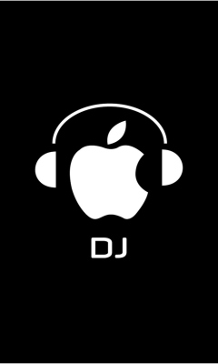 Fondo de pantalla Apple DJ 240x400