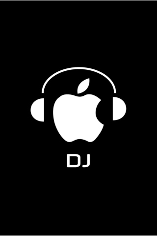 Apple DJ wallpaper 320x480