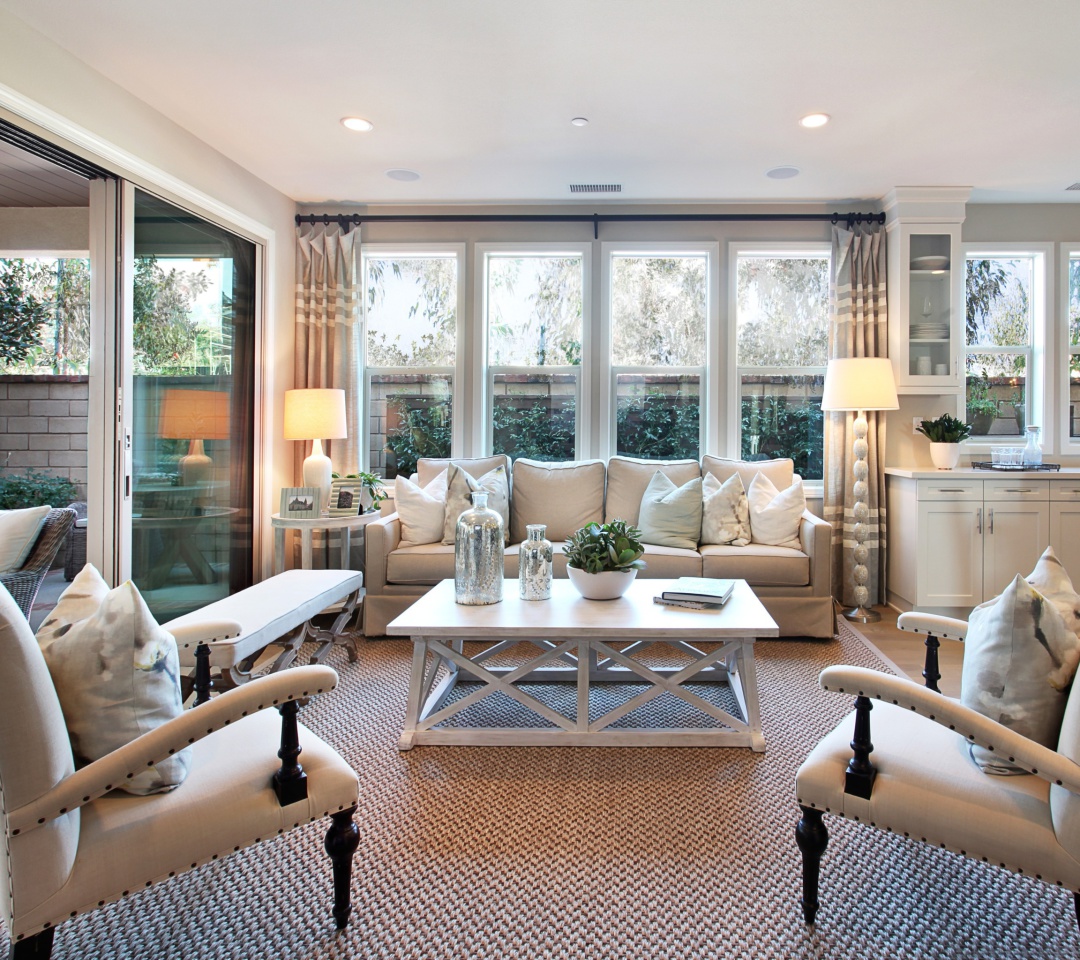 Interior Luxury Living Room wallpaper 1080x960