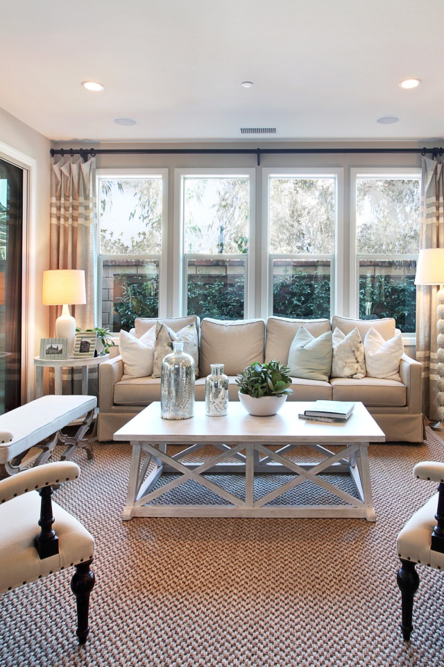 Interior Luxury Living Room wallpaper 640x960